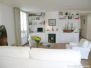 Paris T3 logements location appartements - s&eacute;jour (PA-3436) photo 1 de 16
