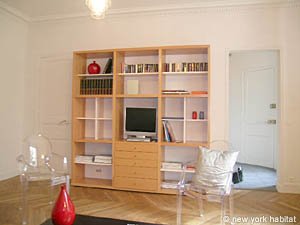 Paris 1 Bedroom accommodation - living room (PA-3442) photo 2 of 7