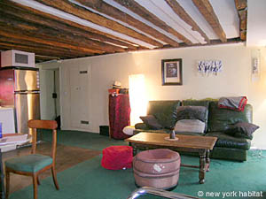 Paris T2 logements location appartements - s&eacute;jour (PA-3457) photo 4 de 6