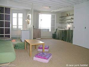 Paris 1 Bedroom - Duplex apartment - living room (PA-3482) photo 5 of 8