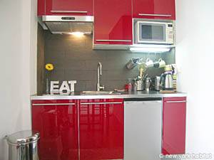 Paris Studio T1 appartement location vacances - cuisine (PA-3495) photo 1 sur 3