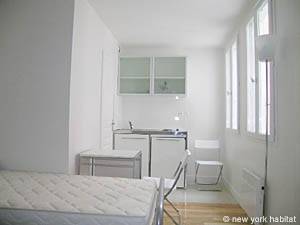 Paris Studio/T1 logements location appartements - s&eacute;jour (PA-3519) photo 1 de 5
