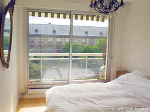 Paris 2 Zimmer wohnungsvermietung - schlafzimmer (PA-3523) photo 1 von 3