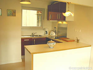 Paris 2 Zimmer wohnungsvermietung - k&uuml;che (PA-3523) photo 1 von 2