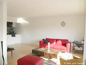 Paris 2 Zimmer wohnungsvermietung - wohnzimmer (PA-3523) photo 2 von 7