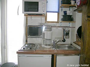 Paris Studio/T1 appartements location vacances - cuisine (PA-3532) photo 2 de 2