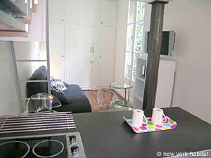 Paris Studio accommodation - living room (PA-3534) photo 3 of 4