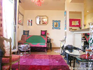 Paris Studio accommodation living room photo 22