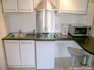 Paris Studio/T1 logements location appartements - cuisine (PA-3560) photo 3 de 3