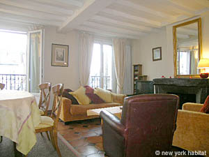 Par&iacute;s 2 Dormitorios apartamento - sala (PA-3564) photo 3 de 12