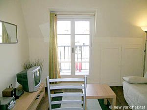 Par&iacute;s 1 Dormitorio alojamiento - sala (PA-3579) photo 1 de 9