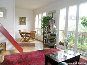 Paris 4 Zimmer - Duplex wohnungsvermietung - wohnzimmer (PA-3594) photo 2 von 10