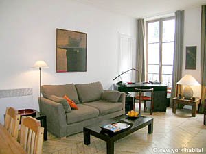 Paris 1 Bedroom apartment - living room (PA-3599) photo 1 of 9