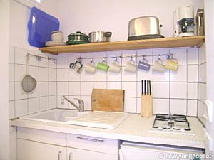 Paris Studio/T1 appartements location vacances - cuisine (PA-3600) photo 2 de 3