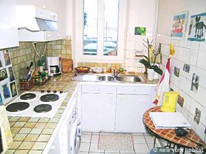 Paris 2 Zimmer wohnungsvermietung - k&uuml;che (PA-3621) photo 1 von 3