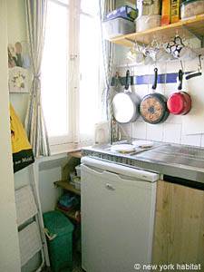Paris Studio/T1 logements location appartements - cuisine (PA-3642) photo 2 de 3