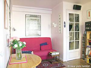 Paris Studio/T1 logements location appartements - s&eacute;jour (PA-3642) photo 1 de 14