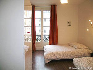 Paris 3 Zimmer wohnungsvermietung - schlafzimmer 1 (PA-3645) photo 1 von 5
