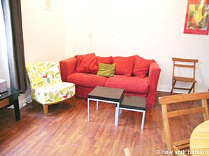 Paris 3 Zimmer wohnungsvermietung - wohnzimmer (PA-3645) photo 2 von 10