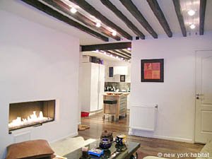 Par&iacute;s 1 Dormitorio alojamiento - sala (PA-3674) photo 2 de 7