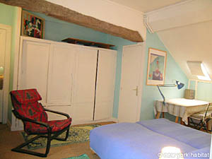 Paris 3 Bedroom - Duplex accommodation - bedroom 1 (PA-3676) photo 2 of 4