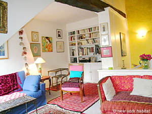 Paris 3 Bedroom - Duplex accommodation - living room 1 (PA-3676) photo 4 of 6