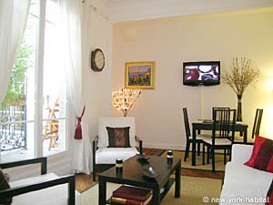 Paris 2 Zimmer ferienwohnung - wohnzimmer (PA-3679) photo 2 von 6