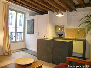 Paris Studio apartment - living room (PA-3685) photo 2 of 9