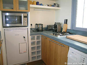 Paris Studio/T1 logements location appartements - cuisine (PA-3689) photo 2 de 4