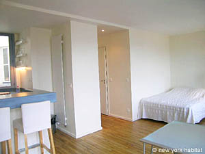 Paris Studio/T1 logements location appartements - s&eacute;jour (PA-3689) photo 6 de 11