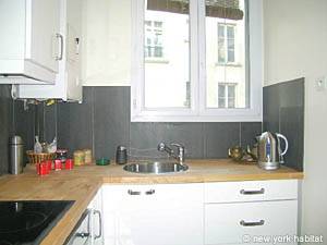 Paris Studio/T1 logements location appartements - cuisine (PA-3691) photo 2 de 3