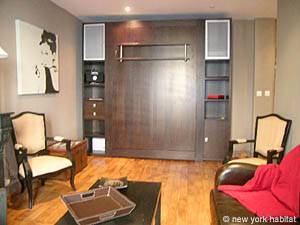 Paris Studio/T1 logements location appartements - s&eacute;jour (PA-3691) photo 4 de 8
