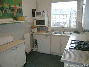 Paris 4 Zimmer wohnungsvermietung - k&uuml;che (PA-3697) photo 2 von 6