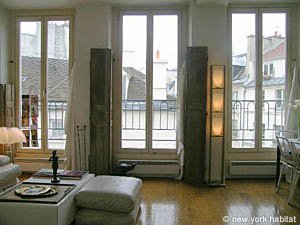 Paris Studio accommodation - living room (PA-3698) photo 1 of 8
