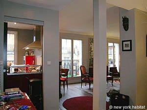Paris T2 appartements location vacances - s&eacute;jour (PA-3699) photo 7 de 11