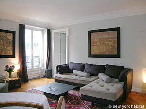 Paris 3 Bedroom accommodation - living room (PA-3711) photo 2 of 7