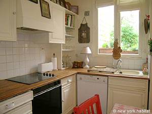 Paris 2 Zimmer wohnungsvermietung - k&uuml;che (PA-3723) photo 2 von 4