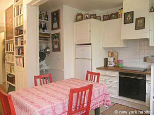 Paris 2 Zimmer wohnungsvermietung - k&uuml;che (PA-3723) photo 4 von 4