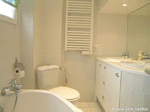 Par&iacute;s 1 Dormitorio apartamento - ba&ntilde;o (PA-3736) photo 3 de 4