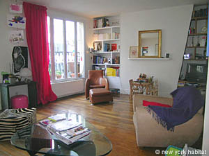 Par&iacute;s 2 Dormitorios apartamento - sala (PA-3738) photo 3 de 5