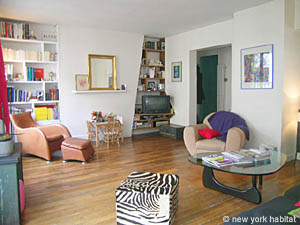 Par&iacute;s 2 Dormitorios apartamento - sala (PA-3738) photo 4 de 5