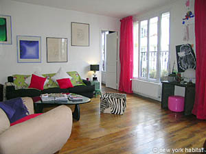 Par&iacute;s 2 Dormitorios apartamento - sala (PA-3738) photo 1 de 5