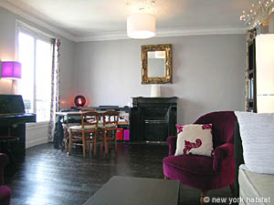 Paris 1 Bedroom apartment - living room (PA-3740) photo 5 of 8