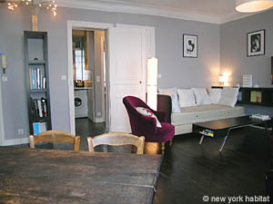 Paris 1 Bedroom apartment - living room (PA-3740) photo 3 of 8