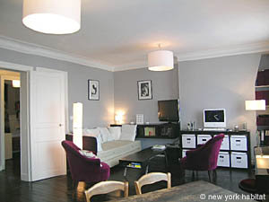 Paris 1 Bedroom apartment - living room (PA-3740) photo 2 of 8