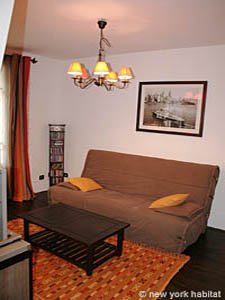 Paris Studiowohnung wohnungsvermietung - wohnzimmer (PA-3746) photo 1 von 5