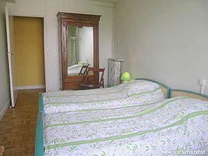 Paris 3 Zimmer wohnungsvermietung - schlafzimmer 2 (PA-3752) photo 2 von 4