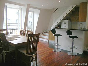 Paris 3 Zimmer - Duplex ferienwohnung - wohnzimmer (PA-3759) photo 2 von 8