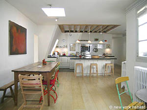 Paris 3 Bedroom accommodation - living room 2 (PA-3764) photo 1 of 2