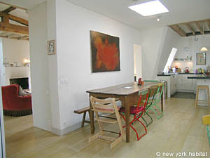 Paris 3 Bedroom accommodation - living room 2 (PA-3764) photo 2 of 2